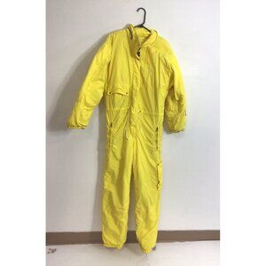 Belfe Yellow Ski Snowsuit Made in Italy Womens 8